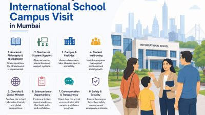 International School Campus Visit in Mumbai