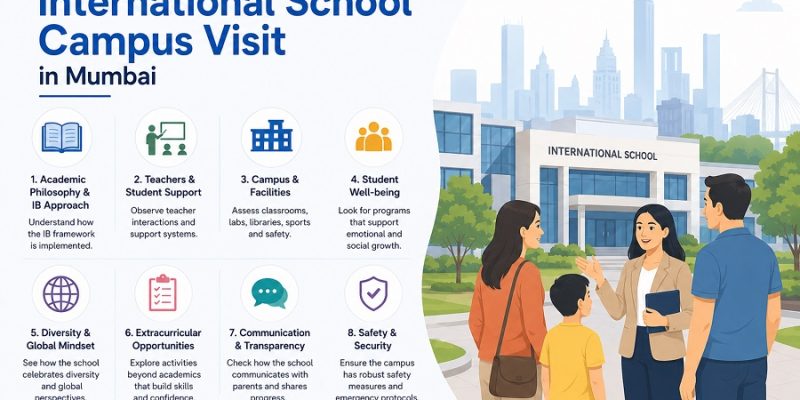 International School Campus Visit in Mumbai